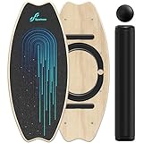 Balance Board in legno, Sportneer Indoorboard Skateboard, Indoor Surfboard Trucco e Balance Board per bambini e adulti